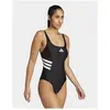 adidas Sportswear 3-Stripes U-Back Badpak - Dames - Zwart- 36