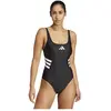 adidas Sportswear 3-Stripes U-Back Badpak - Dames - Zwart- 46