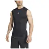 Adidas T-shirt Sans Manches Techfit Compression Training