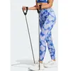 Adidas Performance Optime Essentials Allover Print Flower Tie-Dye Legg...