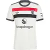 Adidas T-shirt à Manches Courtes Manchester United 24/25 3 Stripes