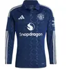 adidas Maillot manches longues Extérieur Manchester United 24/25 - Bleu, Bleu S