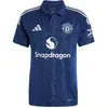 adidas Maillot Extérieur Manchester United FC 2024/25 - Bleu, Bleu S