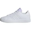 Chaussures - Adidas - Advantage Base 2.0 - Femme - Cuir - Blanc - Plat