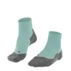 FALKE TK5 Short Wandelsokken anti blaren, lichte padding merinowol sportsokken dames groen - Maat 39-40