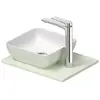 Duravit, Lavabo, Set lavabo Sivida, carré, 300x300mm, incl. console 41...