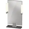 Duravit, Miroir, Sivida miroir, chrome, 450x36x650mm, éclairage à pose...