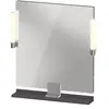 Duravit, Miroir, Sivida miroir, chrome, 650x36x650mm, éclairage à pose...