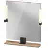 Duravit, Miroir, Sivida miroir, noir diamant mat, 650x36x650mm, éclair...