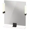 Duravit, Miroir, Sivida miroir, noir diamant mat, 650x36x650mm, éclair...