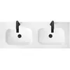 Duravit, Lavabo, Sivida lavabo double pour meuble, 2 trous pour robine...