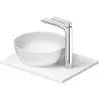 Duravit, Abattant WC, Set lavabo Sivida, rond, 300x300mm, incl. consol...