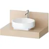 Duravit, Console de lavabo, Console Balcoon rectangulaire, 1 découpe a...