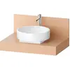 Duravit, Console de lavabo, Console Balcoon rectangulaire, 1 découpe a...