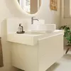 Duravit, Console de lavabo, Console Balcoon rectangulaire, 1 découpe a...