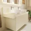 Duravit, Console de lavabo, Console Balcoon rectangulaire, 2 découpes ...
