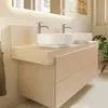 Duravit, Console de lavabo, Console Balcoon rectangulaire, 2 découpes ...