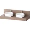 Duravit, Console de lavabo, Console Balcoon rectangulaire, 2 découpes ...