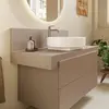 Duravit, Console de lavabo, Console Balcoon rectangulaire, 1 découpe a...