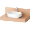 Duravit, Console de lavabo, Console Balcoon rectangulaire, 1 découpe a...