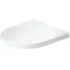 Duravit, Abattant WC, Siège de WC Balcoon, en forme de D, amovible, av...