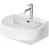 Duravit, Lavabo, Lavabos Balcoon, plage de robinetterie, 1 trou de rob...