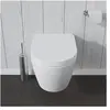 Duravit ME by Starck - Hangend toilet, Rimless, HygieneGlaze, mat wit ...