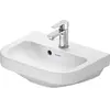 Duravit, Lavabo, D-Code lave-mains, avec trou pour robinet, avec trop-...