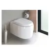 Duravit, Cuvette toilettes + bidet, Qatego WC suspendu, chasse deau ba...