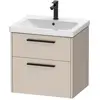 Duravit, Meuble sous-lavabo, D-Code Meuble sous-lavabo, 1 tiroir, 584x...