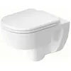 Duravit, Cuvette toilettes + bidet, WC suspendu D-Code, chasse d'eau b...