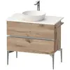Duravit, Meuble sous-lavabo, Sivida Meuble sous-lavabo sur console, 2 ...