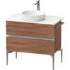 Duravit, Meuble sous-lavabo, Sivida Meuble sous-lavabo sur console, 2 ...
