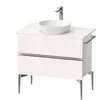Duravit, Meuble sous-lavabo, Sivida Meuble sous-lavabo sur console, 2 ...