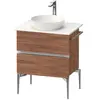 Duravit, Console de lavabo, Sivida Meuble sous-lavabo sur console, 2 t...