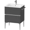 Duravit, Meuble sous-lavabo, Sivida bâti-support pour lavabo, 2 tiroir...