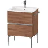 Duravit, Meuble sous-lavabo, Sivida bâti-support pour lavabo, 2 tiroir...