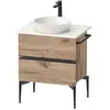 Duravit, Meuble sous-lavabo, Sivida Meuble sous-lavabo sur console, 2 ...