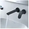 Mitigeur lavabo encastré DURAVIT Wave Noir mat