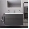 Meuble simple vasque DURAVIT D-Neo 98 cm Gris mat