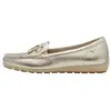 Mocassins Cuir Tamaris - Or clair