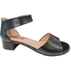 Caprice Leren Dames Sandaletten - Zwart - 37.5