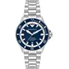 Emporio Armani AR60079 Heren Horloge - Zilverkleurig