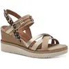 Sandale nu-pied pour Femme - TAMARIS - Beige - Cuir souple