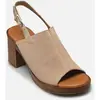 Tamaris Sandales à talon bloc pour femme, beige, 36 EU