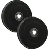 VHBW vhbw 2x Filtre à charbon actif compatible avec Bauknecht AKR802 ...