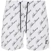 Urban Classics - Pattern whitescriptlogo Zwemshorts - 3XL