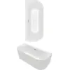Villeroy & Boch Loop + Friends Bad Back-to-wall 170x75cm Steen Wit