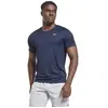 Reebok SS TECH TEE Heren Sportshirt - Navy - Maat M
