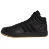 Baskets - Adidas - Original Hoops 3.0 Mid - Cuir - Lacets - Noir